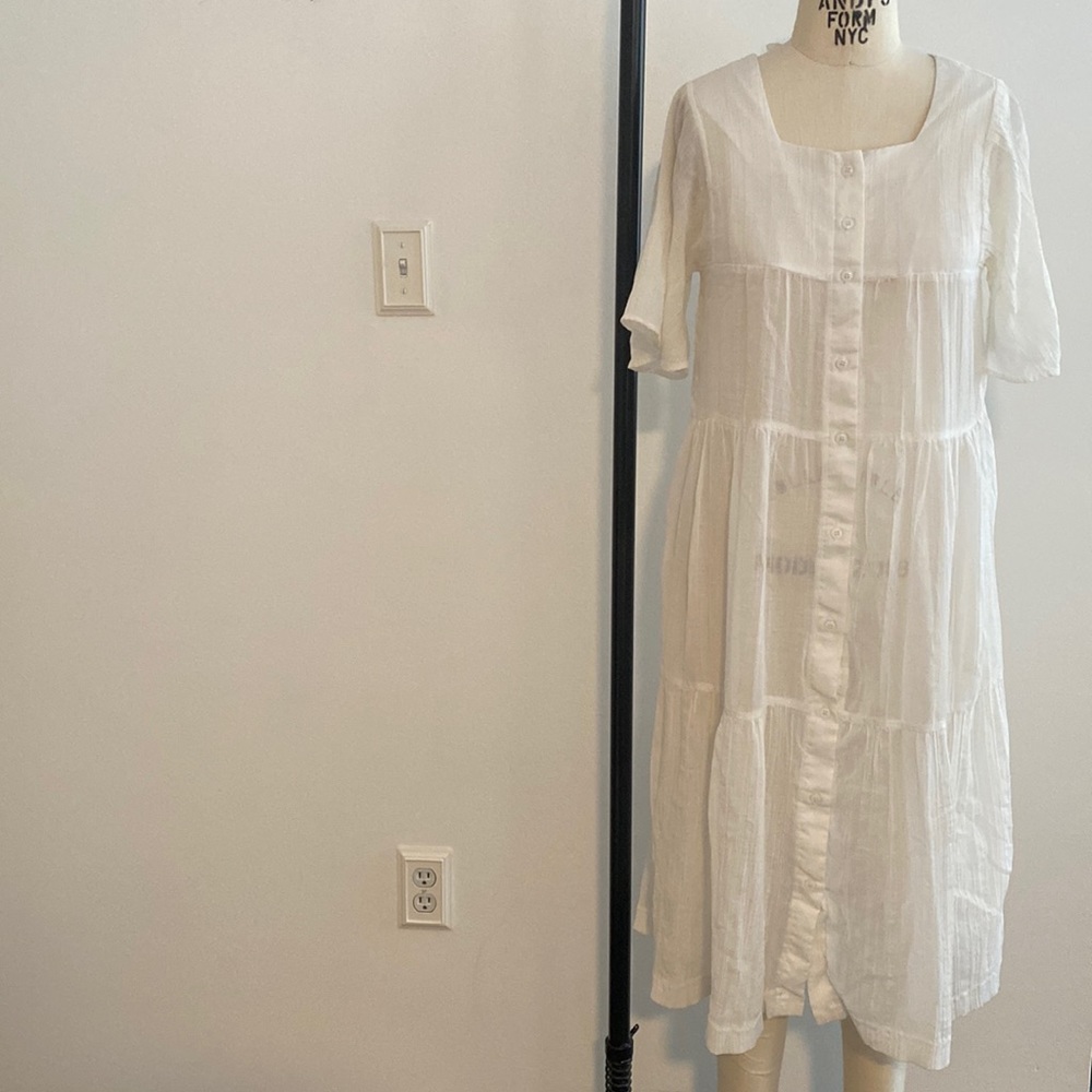 Vintage Gauzy Summer Dress/Bathing Suit Cover Up